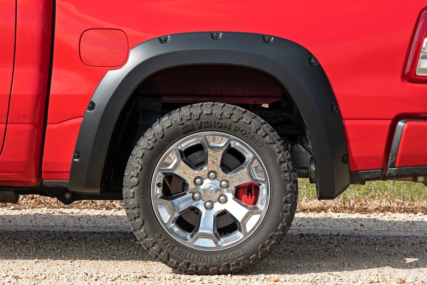 Rough Country Caliper Cover Red Ram 1500 2WD/4WD 2019-2023 71148A - Image 9