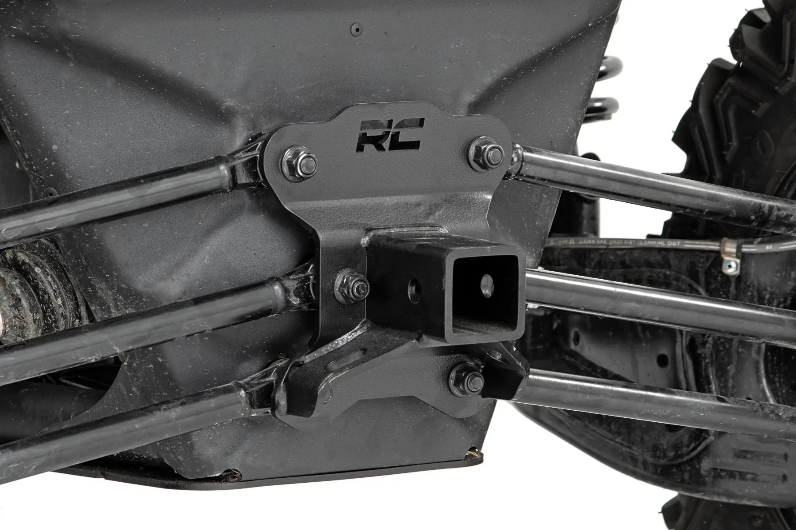 Rough Country Can-Am 2in Receiver Hitch Plate 17-21 Maverick X3 97023 - Image 2