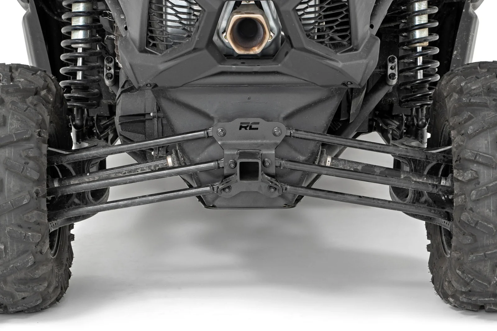 Rough Country Can-Am 2in Receiver Hitch Plate 17-21 Maverick X3 97023 - Image 3