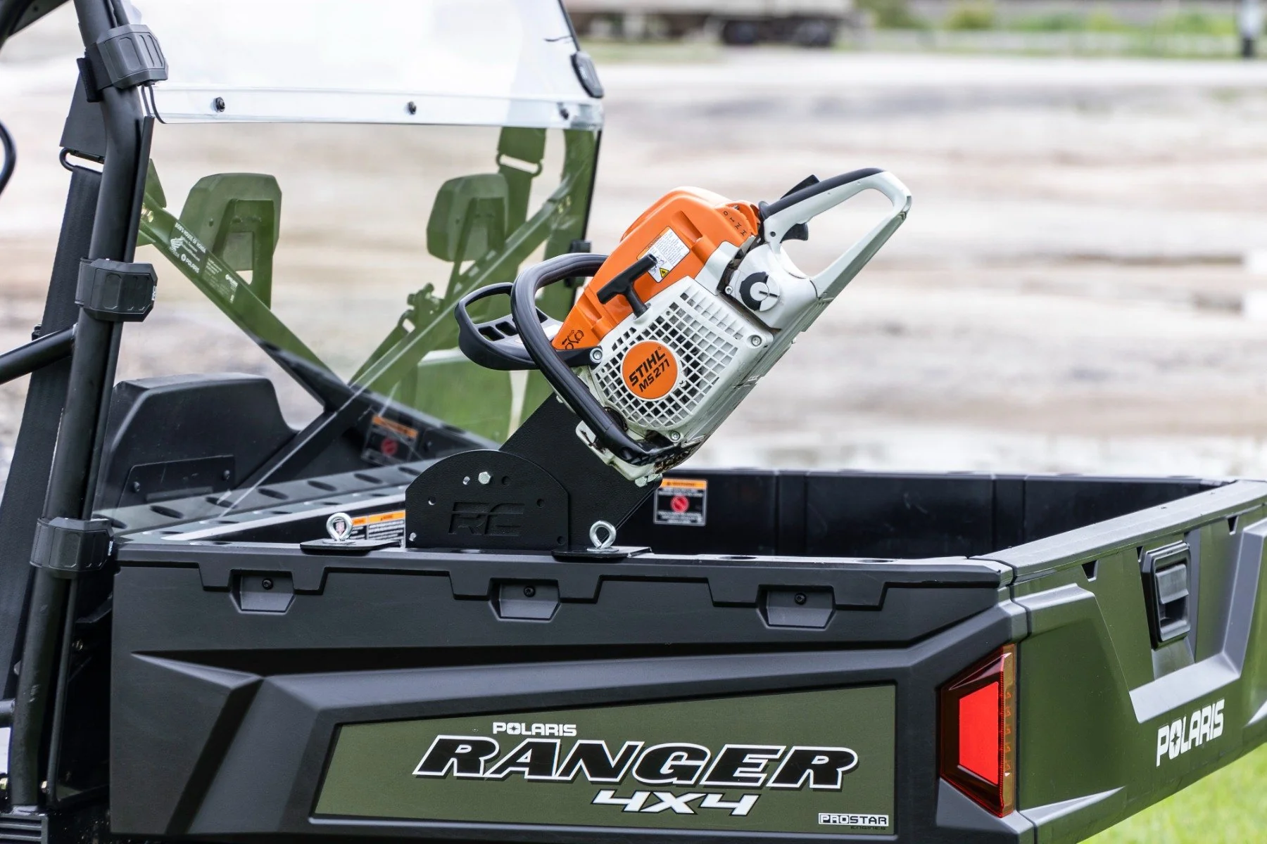 Rough Country Chainsaw Carrier Bed Side Mount Multiple Makes & Models (Polaris) 93195 - Image 6