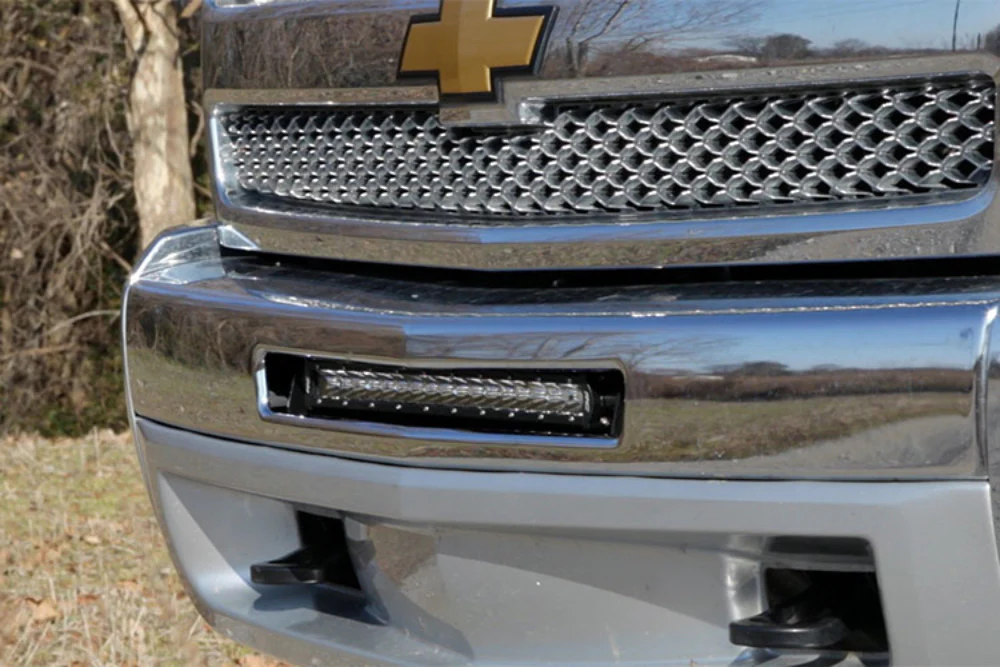 Rough Country Chevrolet 20-inch Single Row Light Bar Bumper Mount (No Light) 70523 - Image 5