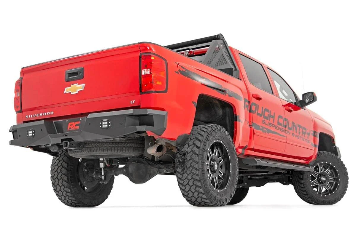 Rough Country Chevy 1500 Pickup Heavy Duty Rear LED Bumper 07-18 10773 - Image 2