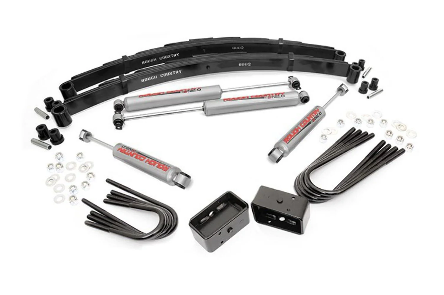Rough Country Chevy GMC 1/2 Ton 2" Suspension Lift Kit 77-87 52" Rr Springs 4wd 235.20 - Image 3