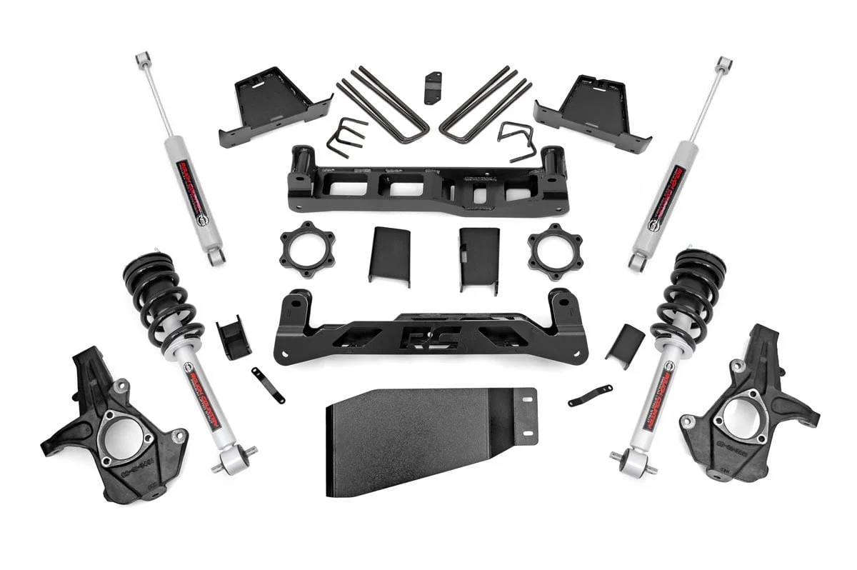 Rough Country Chevy GMC 1500 Pickup 7.5" Susp Lift Kit w/LIFTED STRUTS 07-13 4wd 26431 - Image 2