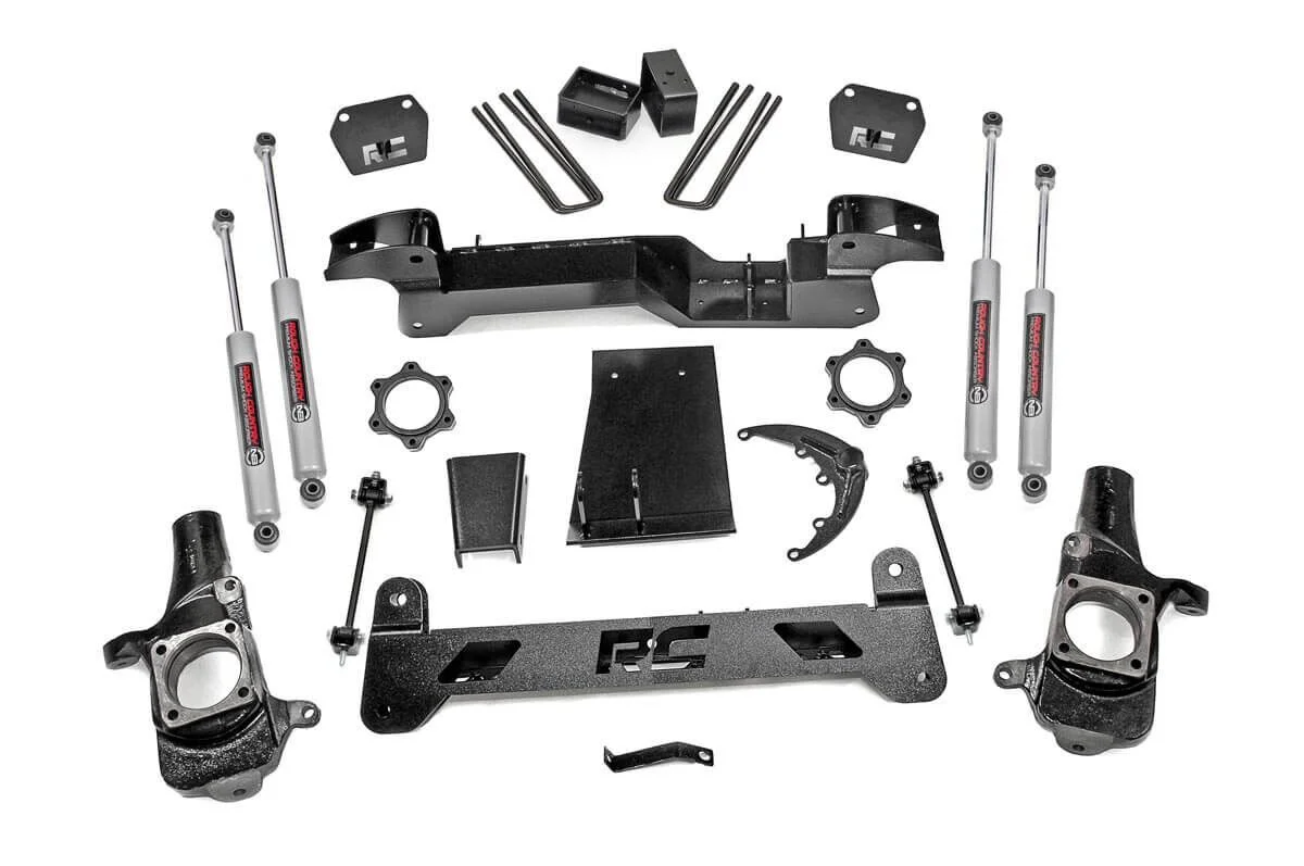 Rough Country Chevy GMC 1500HD Pickup 6" Suspension Lift Kit 4wd 01-06 259N2