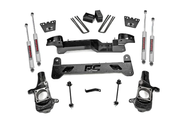 Rough Country Chevy GMC 2500HD 6" Suspension Lift Kit w/ N3 Shocks 01-10 2WD 220.20