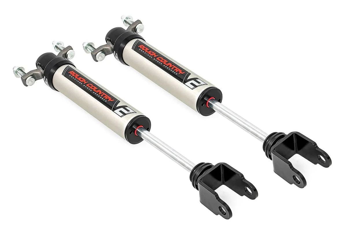 Rough Country Chevy/GMC Silverado/Sierra F HD 11-19 V2 F Shocks Pair 3.5-4.5" 760780_A