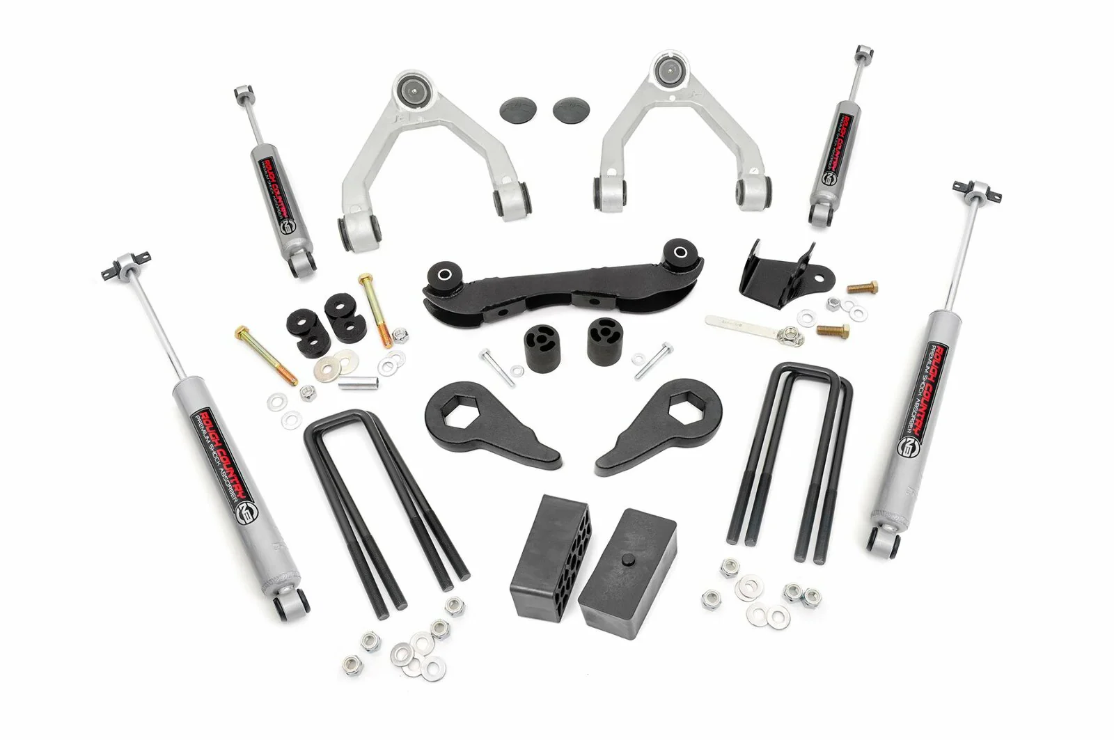 Rough Country Chevy GMC Tahoe Suburban 2"-3" Suspension Lift Kit w/Blocks 88-98 16530