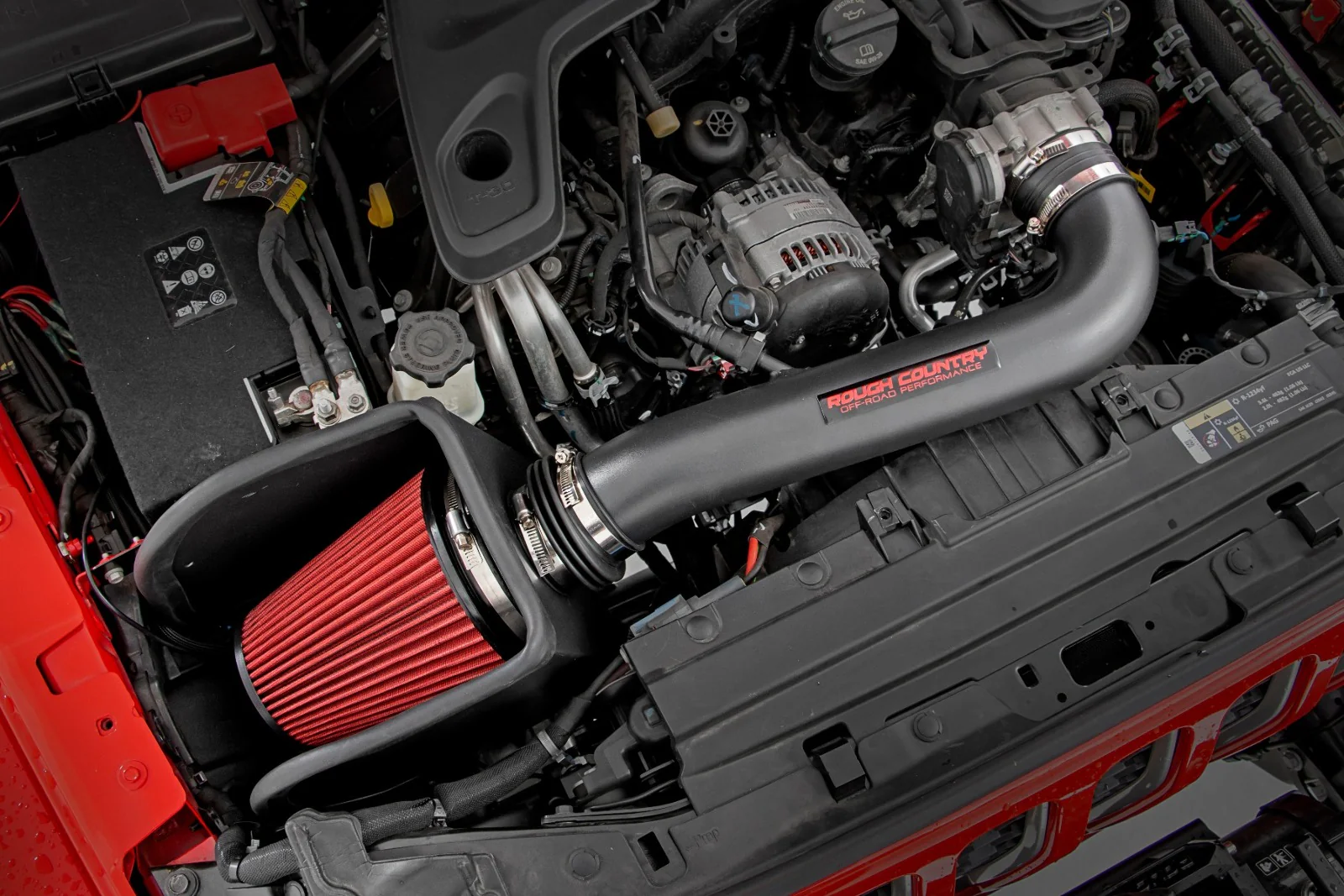 Rough Country Cold Air Intake w/o Pre-Filter fits 18-23Wrangler JL/Gladiator 10479 - Image 3