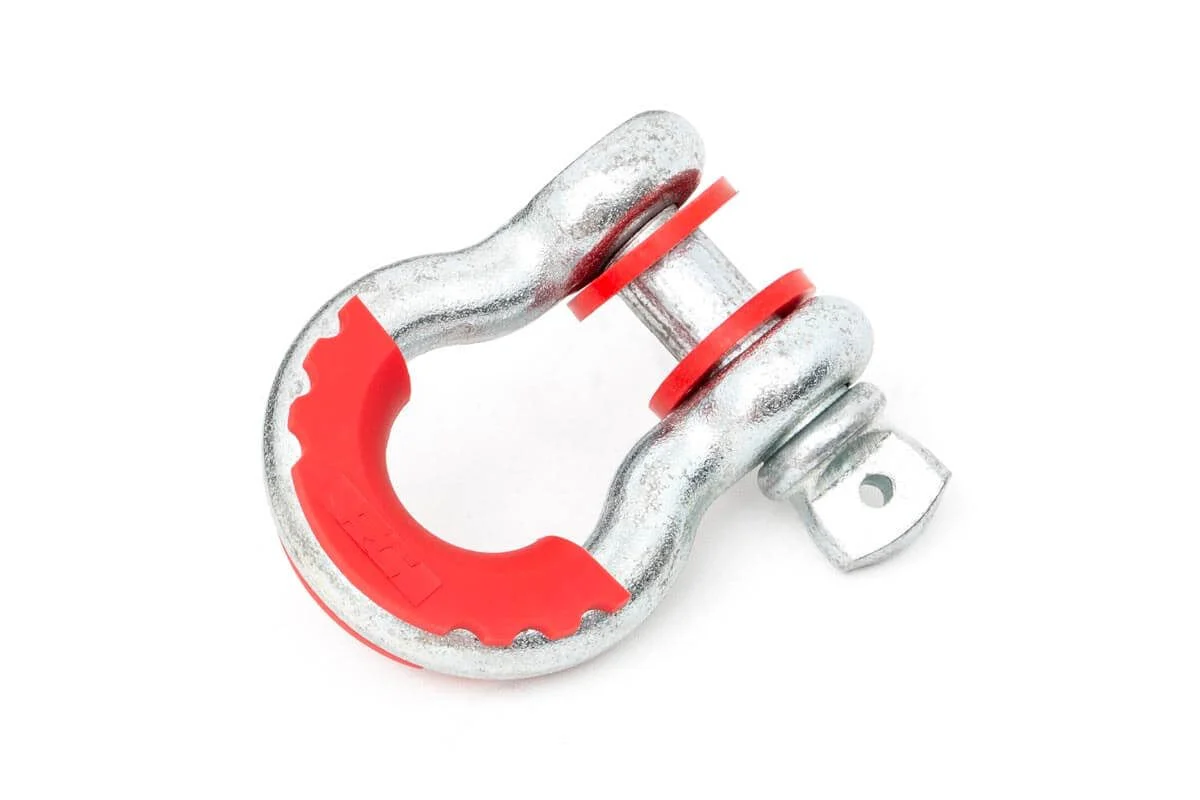 Rough Country D-Ring Isolator Kit Pair Red - RS102 - Image 2