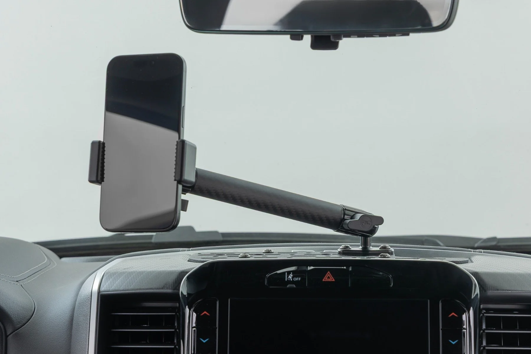 Rough Country Dash Mount 8" Non-Mag Safe Mount Kit 12" Screen for Ram 1500 19-24 33008 - Image 2