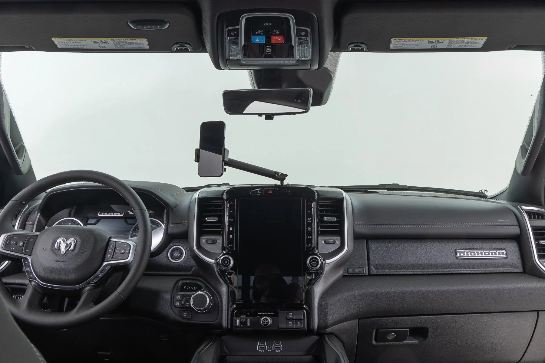Rough Country Dash Mount 8" Non-Mag Safe Mount Kit 12" Screen for Ram 1500 19-24 33008 - Image 4