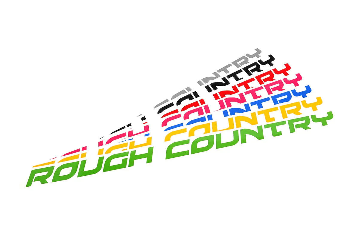 Rough Country Decal | 27 Inch Fender | Pink 84170PK
