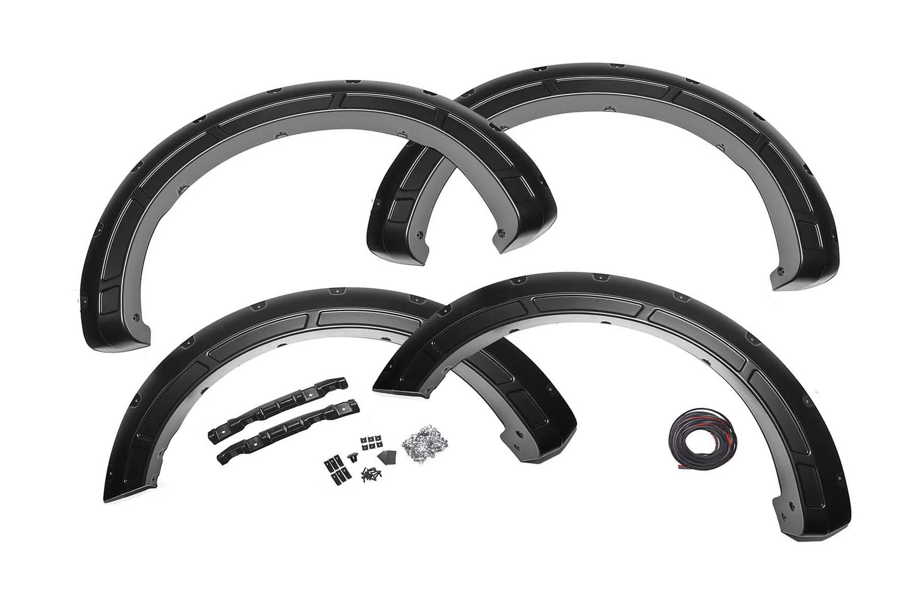 Rough Country Defender Fender Flares E7 Velocity Blue for Ford F150 15-20 A-F11811-E7