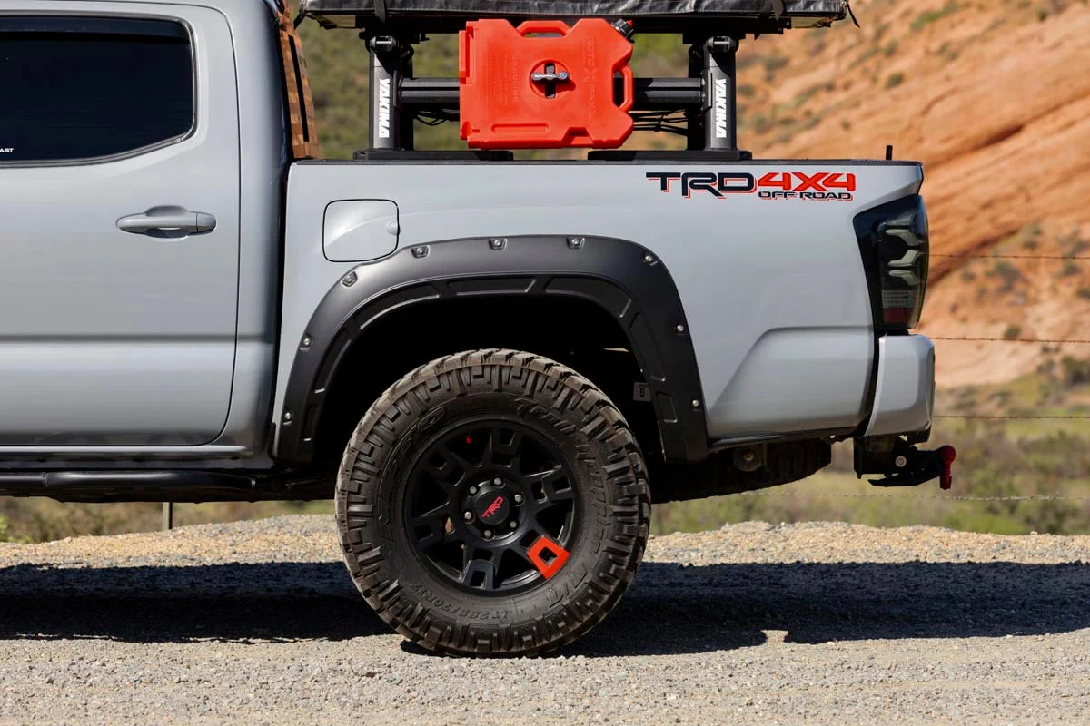 Rough Country Defender Pocket Fender Flare Black For Toyota Tacoma 16-23 A-T11621-218 - Image 4