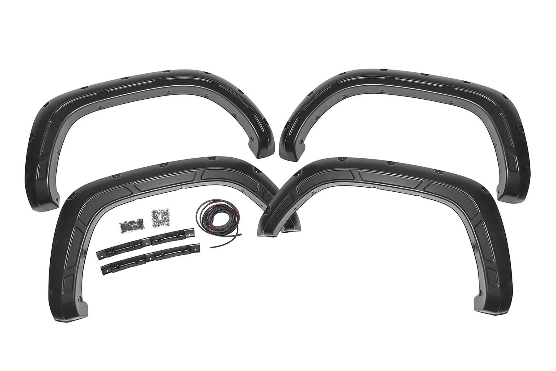 Rough Country Defender Pocket Fender Flares 1G3 Magnetic Grey for Tacoma 16-23 A-T11621-1G3