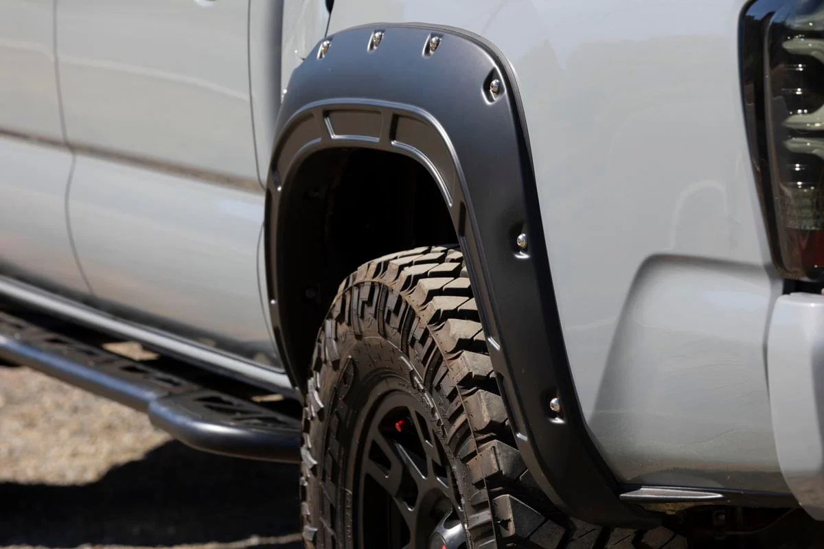Rough Country Defender Pocket Fender Flares 1G3 Magnetic Grey for Tacoma 16-23 A-T11621-1G3 - Image 5