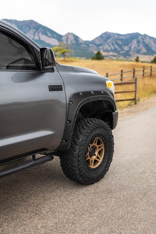 Rough Country Defender Pocket Fender Flares 1G3 Magnetic Grey for Tundra 14-21 A-T11411-1G3 - Image 5