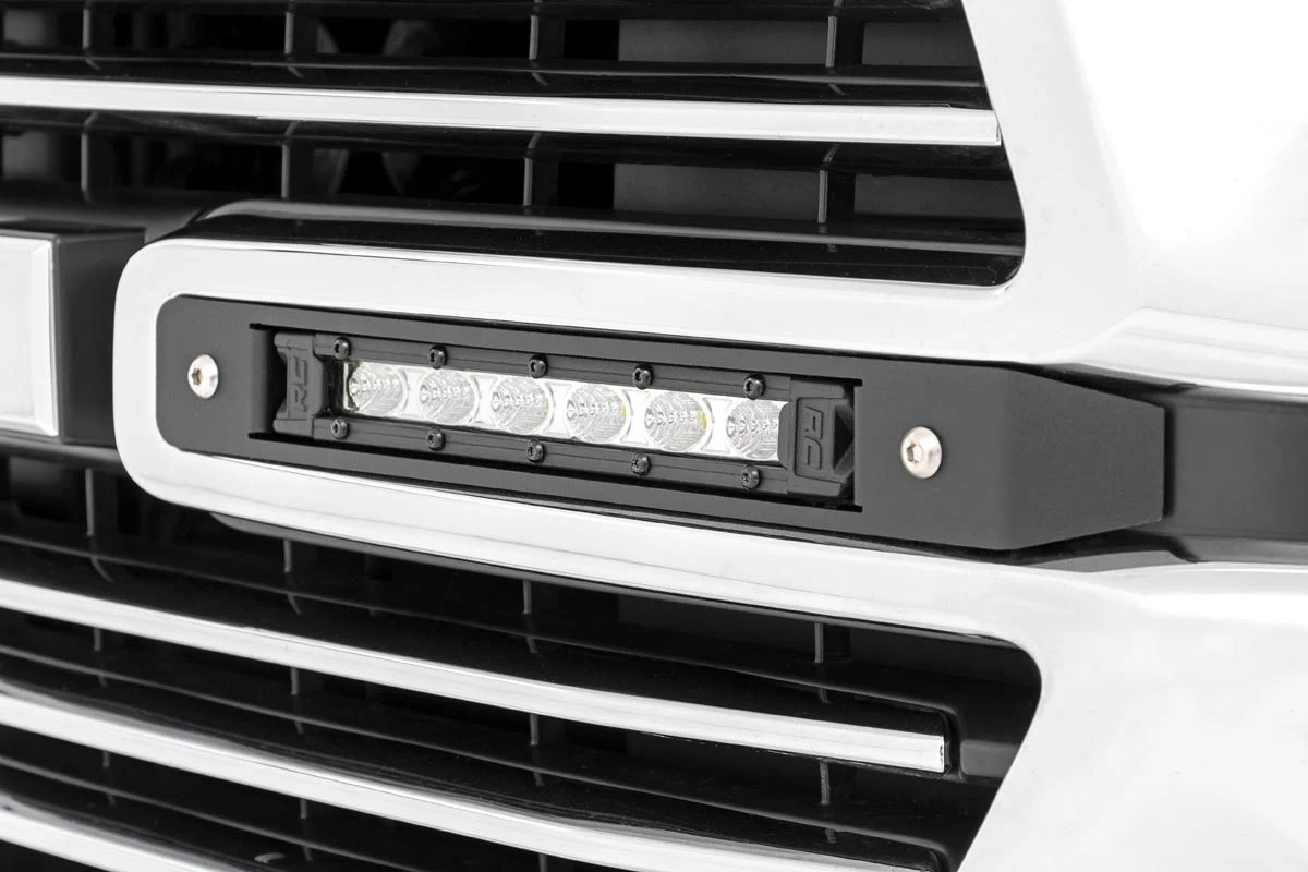 Rough Country Dodge Dual 6in LED Grille Kit Chrome Series 19-22 RAM 1500 70784 - Image 4