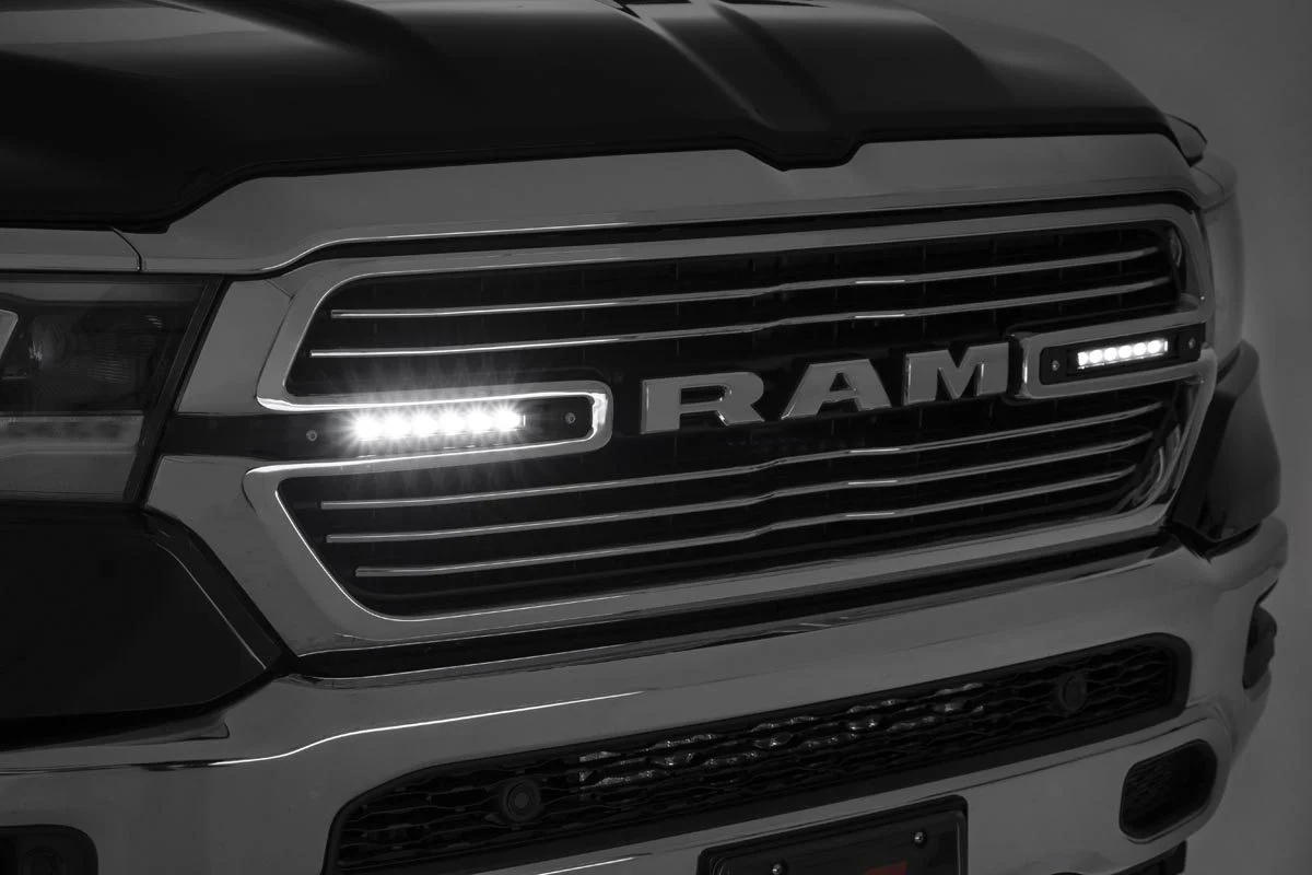 Rough Country Dodge Dual 6in LED Grille Kit Chrome Series 19-22 RAM 1500 70784 - Image 5