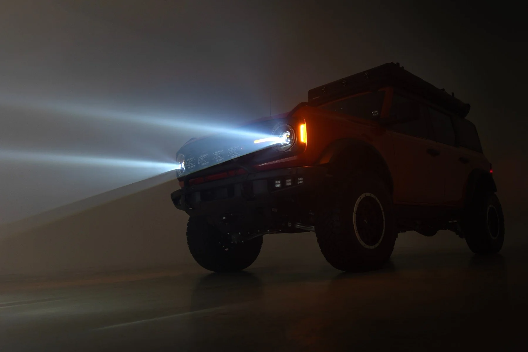 Rough Country DRL Halo LED Headlights DOT Approved Ford Bronco 21-24 RC RCH5500 - Image 5