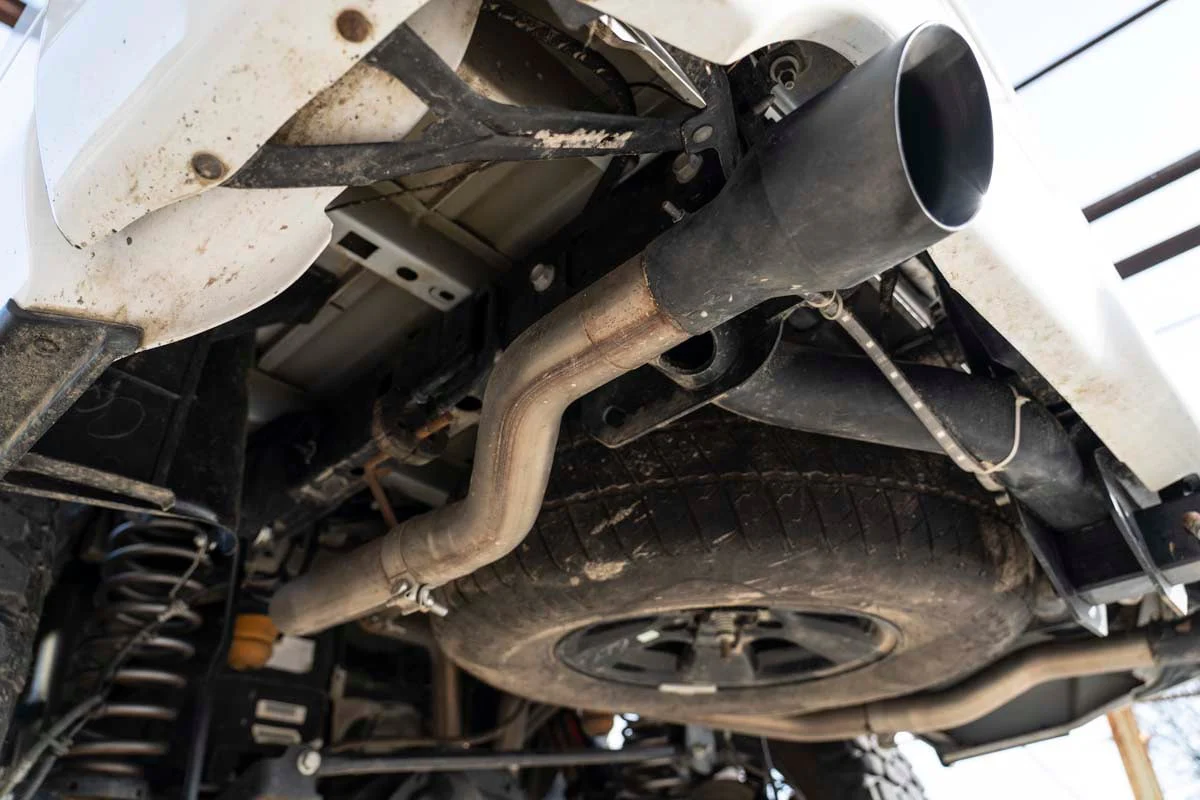 Rough Country Dual Cat-Back Exhaust BLK Tips 09-18 Ram 1500 V8-4.7L, 5.7L 96009 - Image 6
