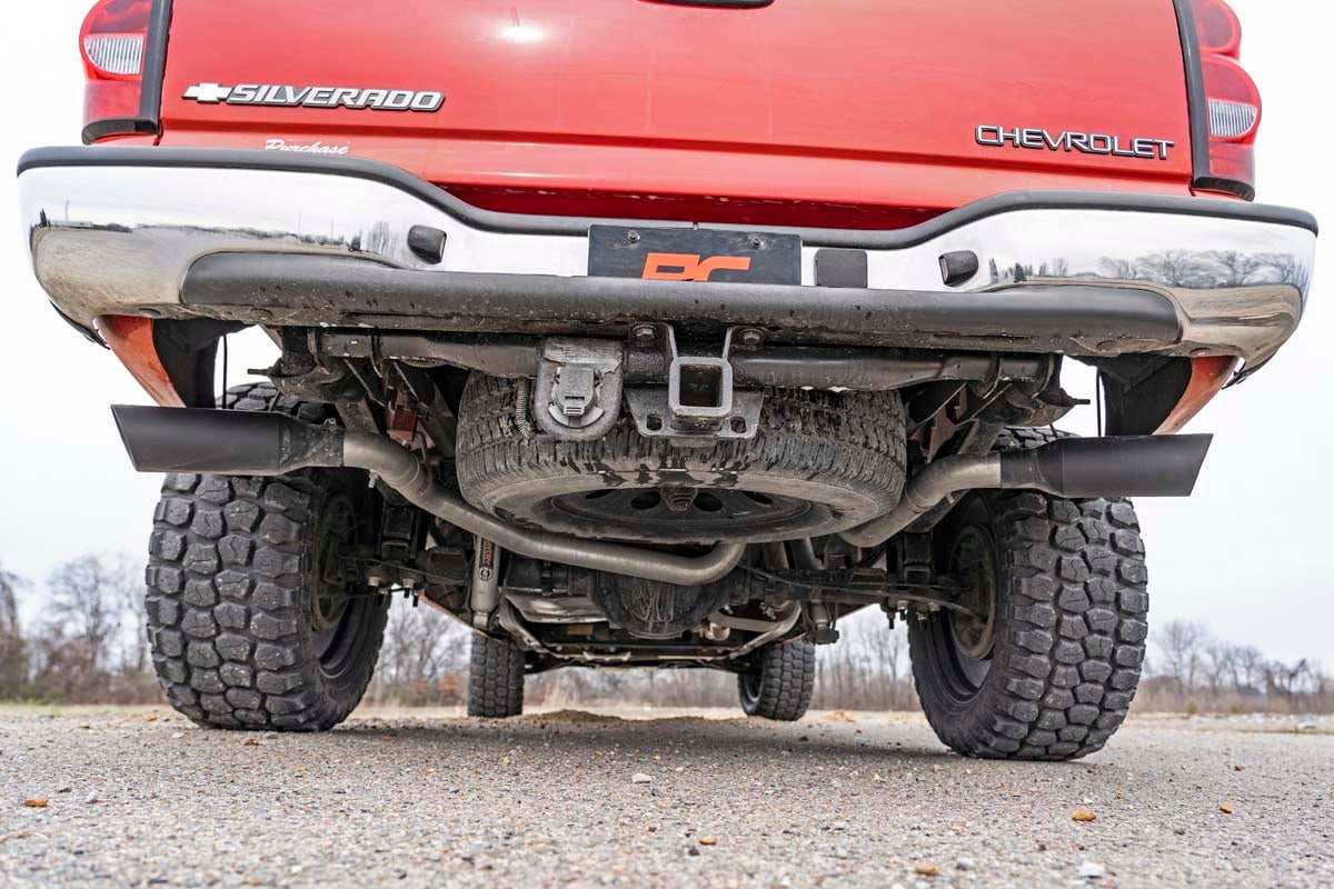 Rough Country Dual Cat-Back Exhaust Blk Tips 99-06 GM 1500 Ext Cab/SB 4.8L/5.3L 96005 - Image 4