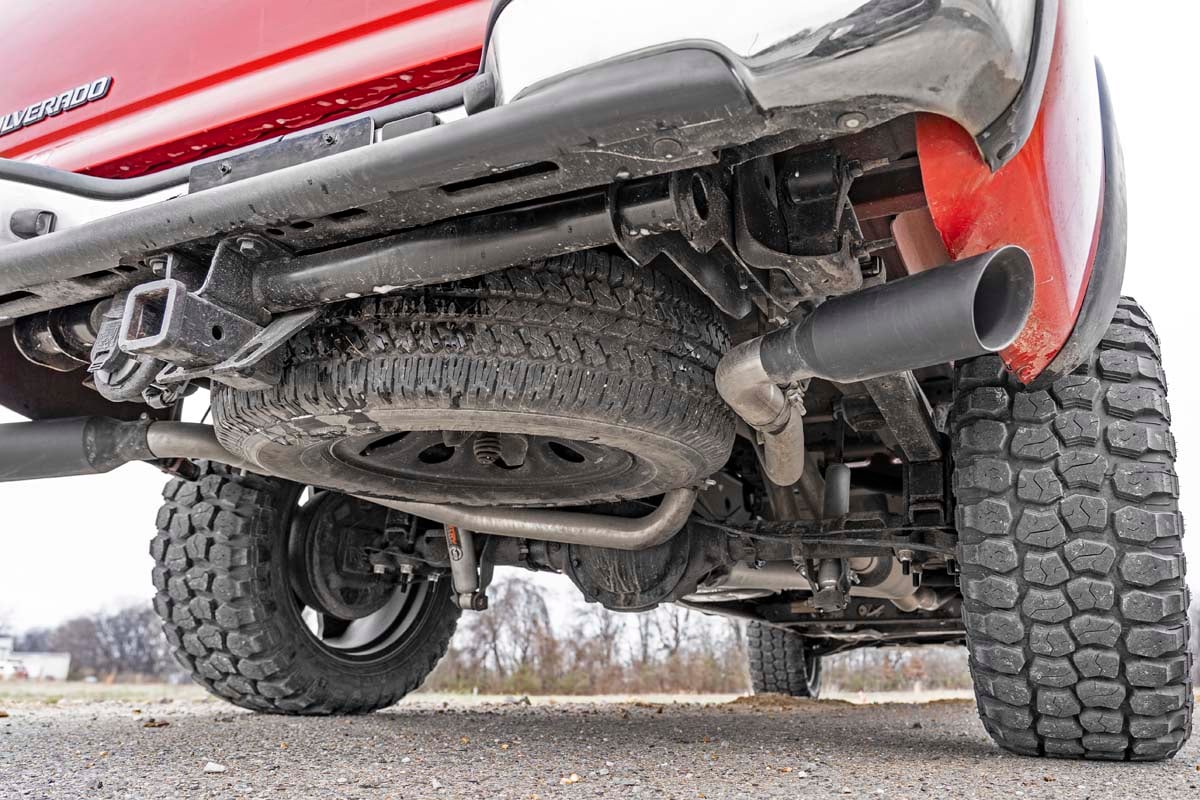 Rough Country Dual Cat-Back Exhaust Blk Tips 99-06 GM 1500 Ext Cab/SB 4.8L/5.3L 96005 - Image 5