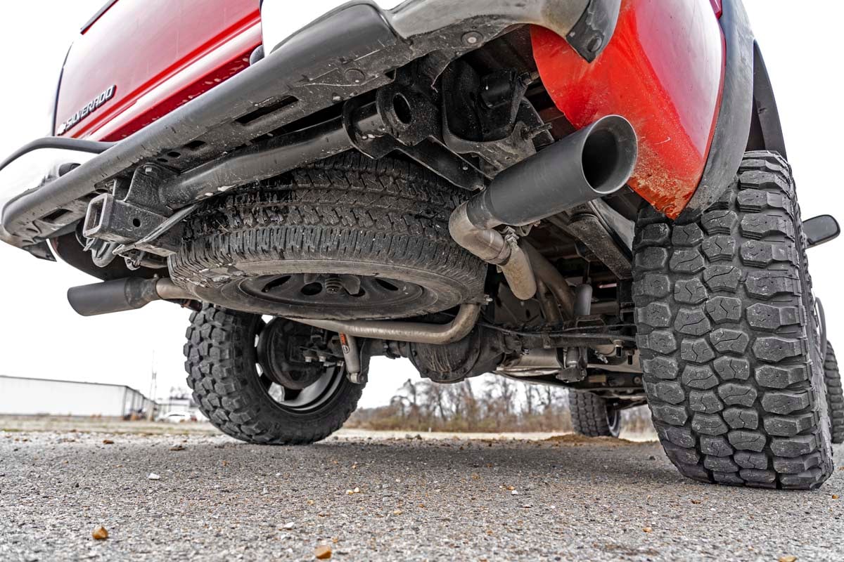 Rough Country Dual Cat-Back Exhaust Blk Tips 99-06 GM 1500 Ext Cab/SB 4.8L/5.3L 96005 - Image 6