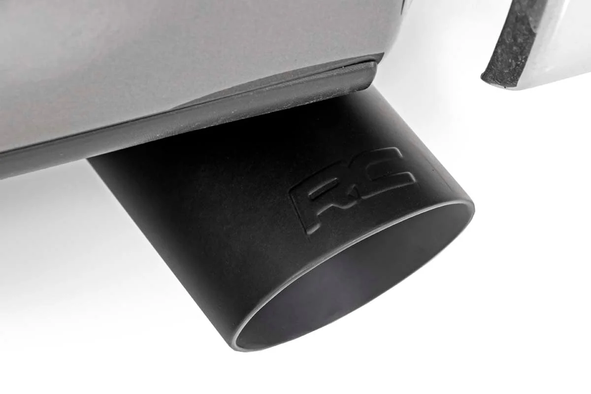 Rough Country Dual Cat-Back Exhaust System BLK Tips 09-14 F150 V8 96010 - Image 5