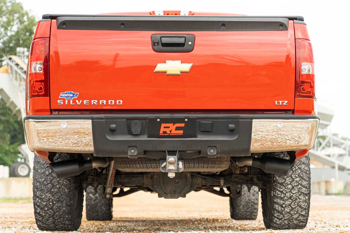 Rough Country Dual Cat-Back Exhaust System w/Black Tips 09-13 GM 1500 4.8L/5.3L 96008 - Image 3