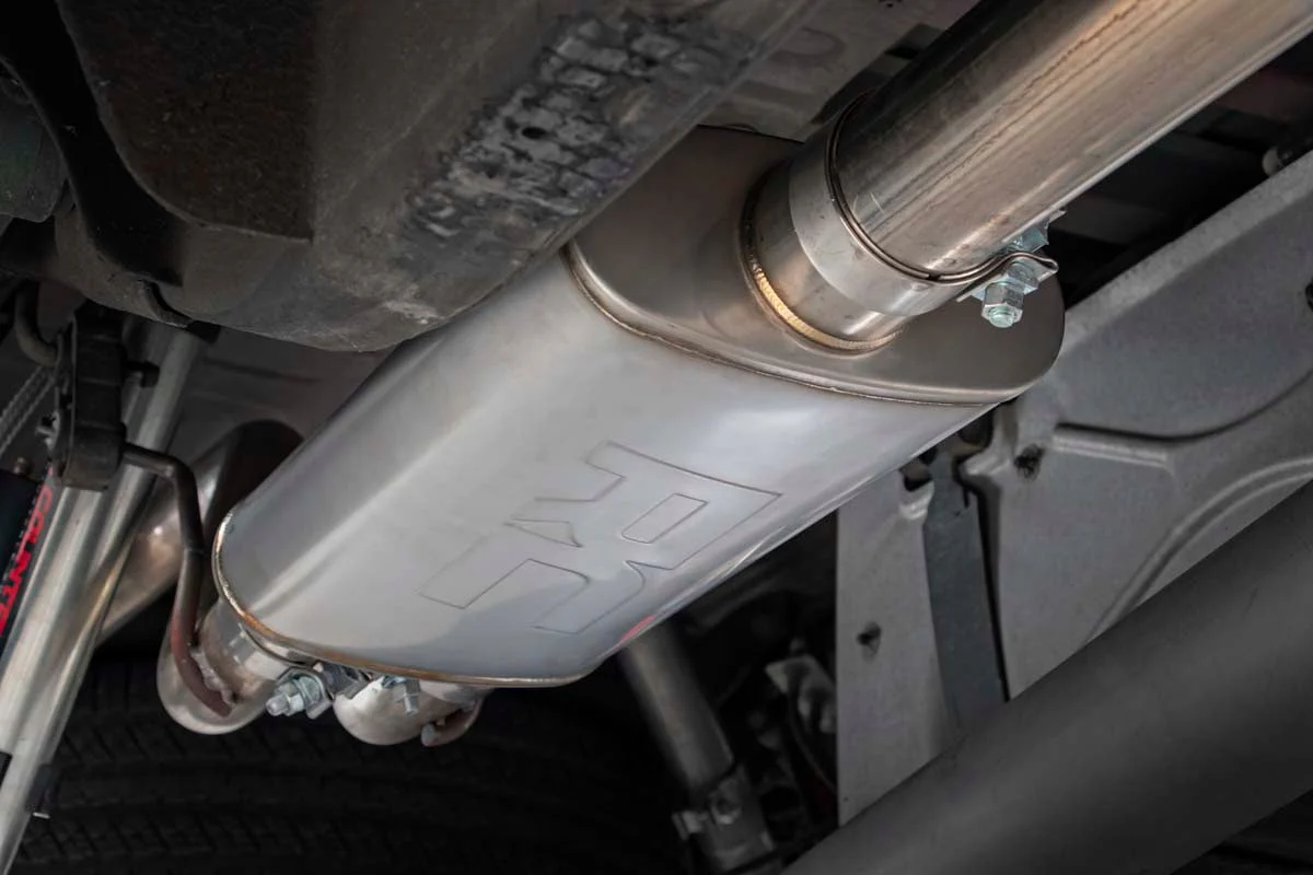 Rough Country Dual Cat-Back Exhaust System w/Black Tips 09-13 GM 1500 4.8L/5.3L 96008 - Image 4