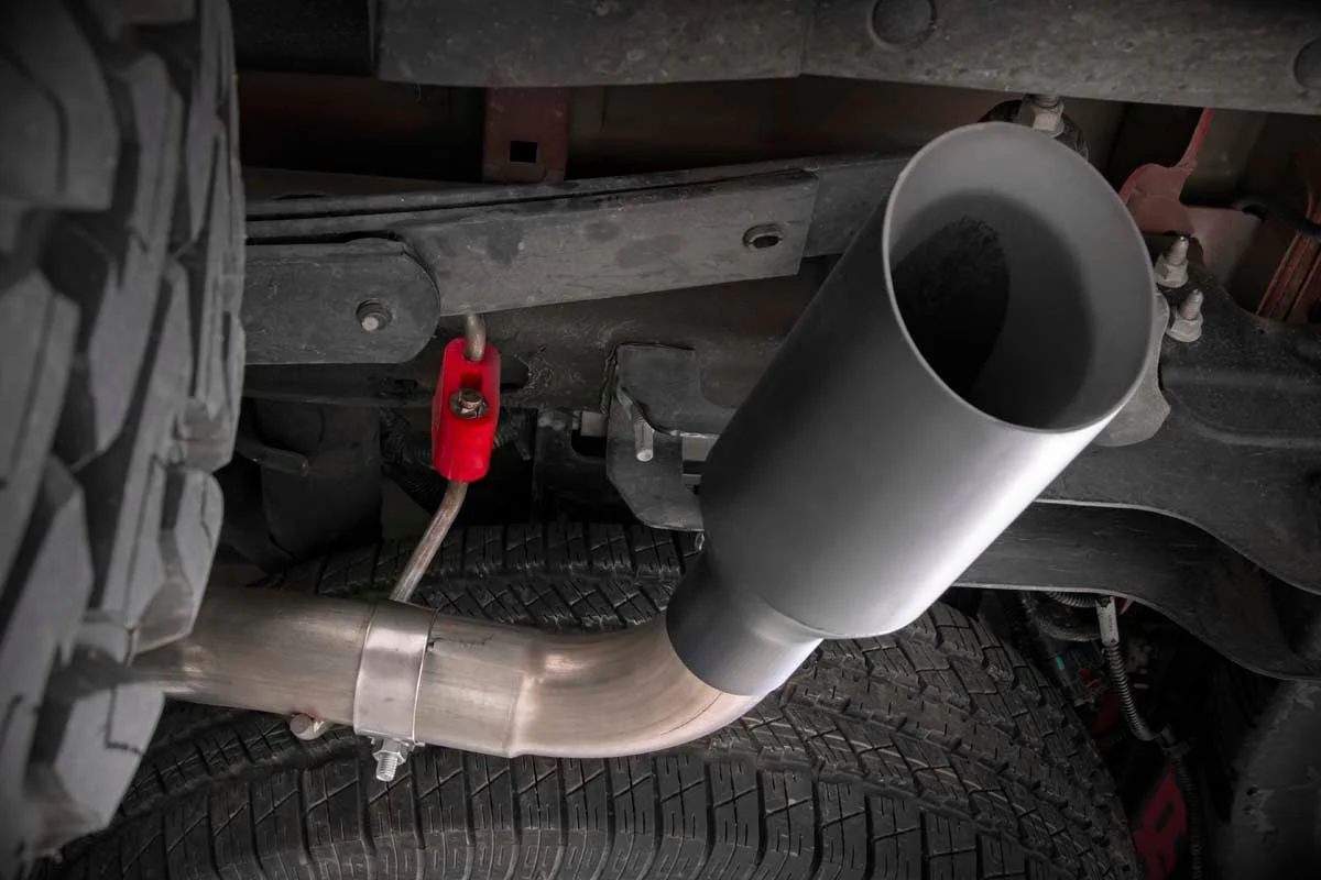 Rough Country Dual Cat-Back Exhaust System w/Black Tips 09-13 GM 1500 4.8L/5.3L 96008 - Image 5