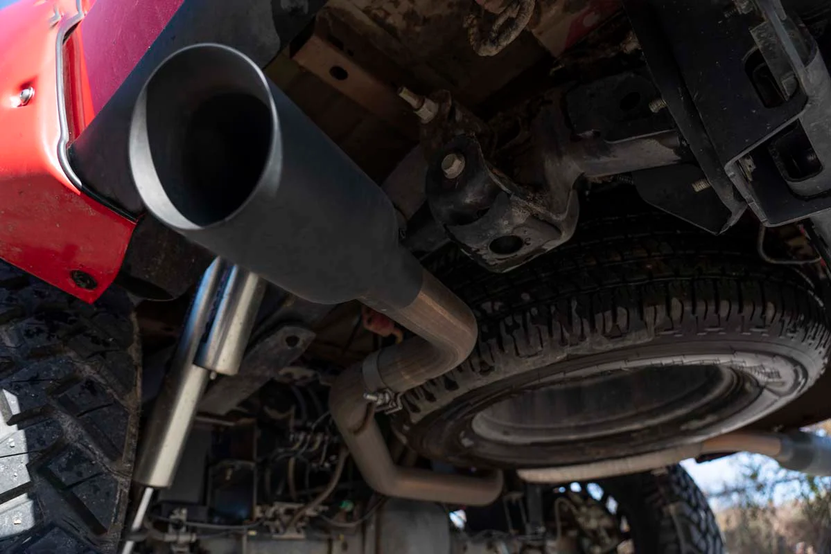 Rough Country Dual Cat-Back Exhaust System w/Black Tips 15-20 F-150 96006 - Image 6