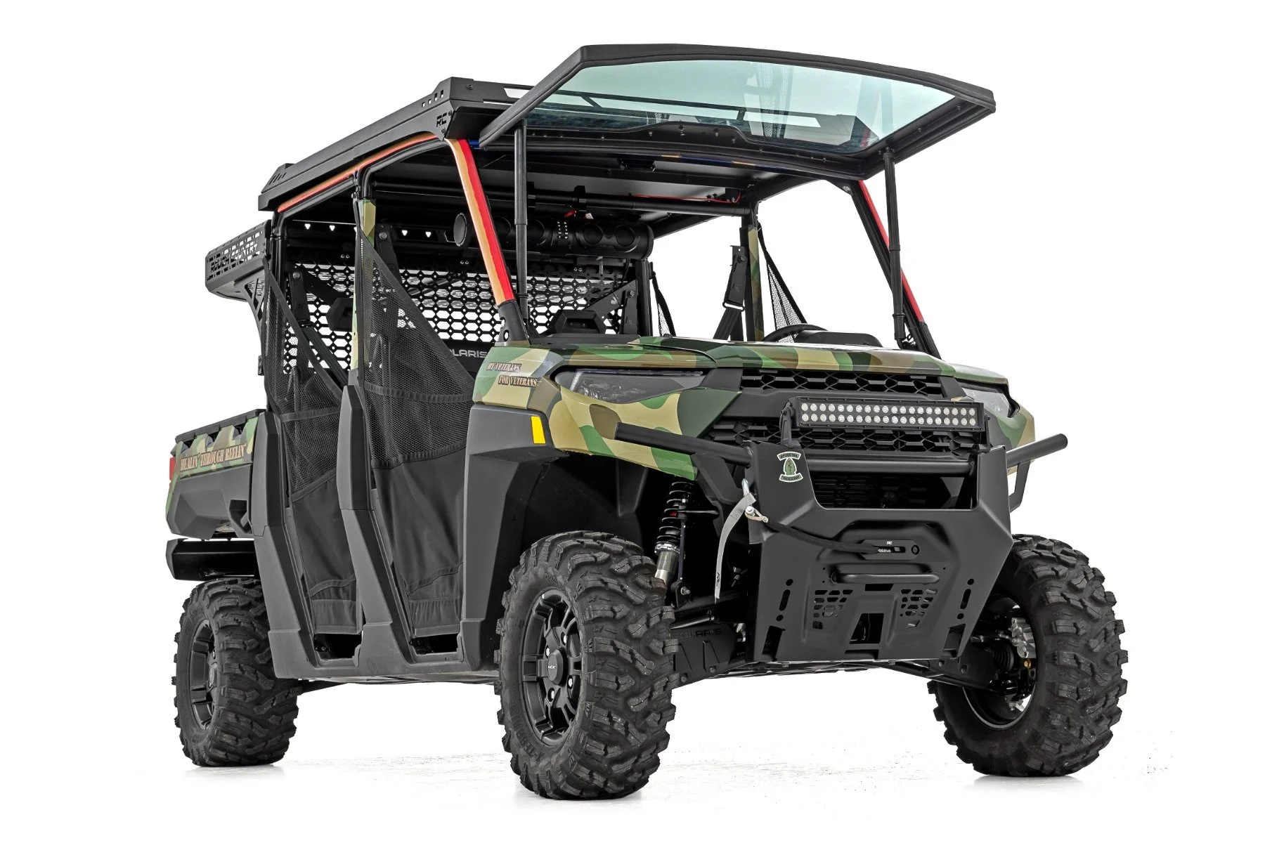Rough Country Electric Tilt Windshield | Glass | Polaris Ranger XP 1000 98417221 - Image 4