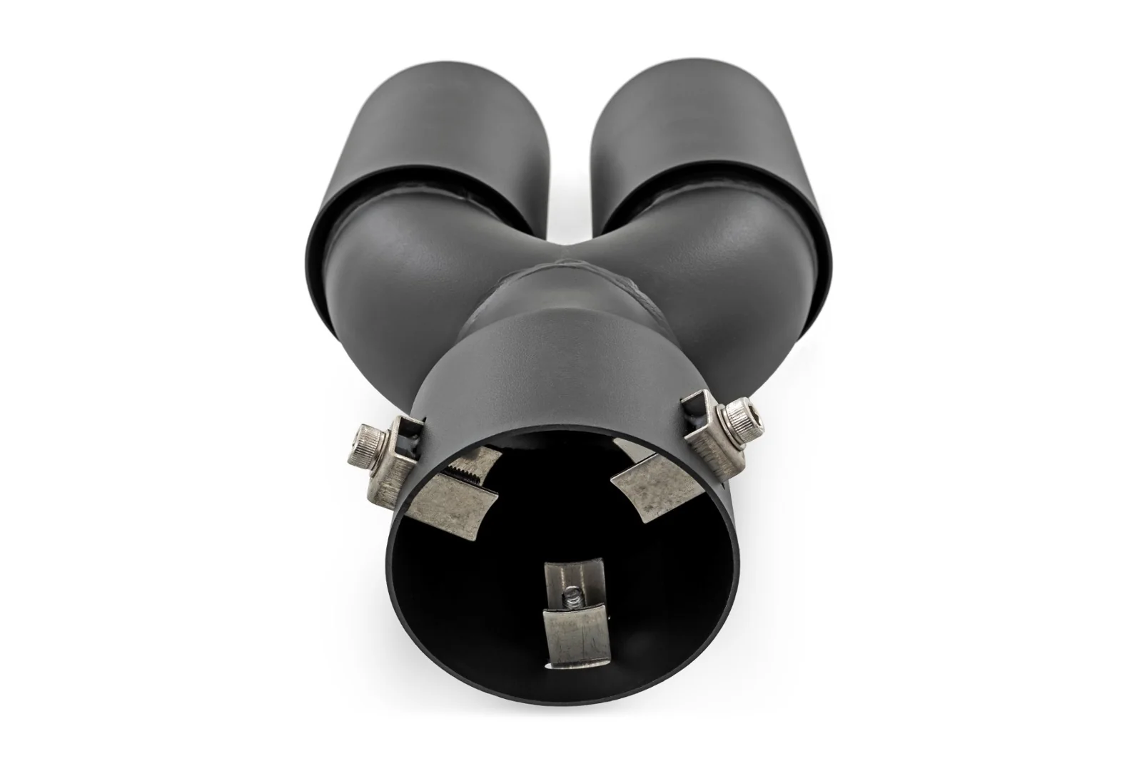 Rough Country Exhaust Tip Black Red RC Logo 2.5-3" Pipe Single Inlet Dual Outlet 96050 - Image 5