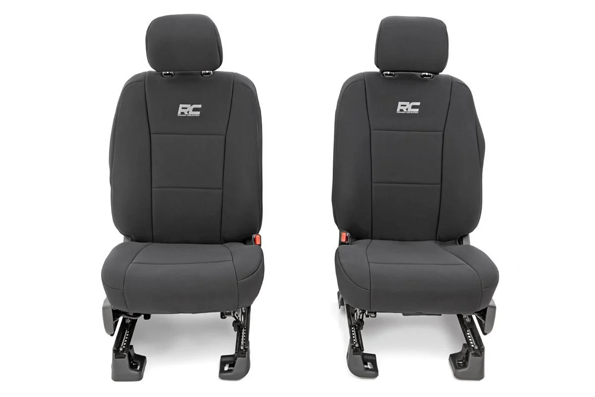 Rough Country F/R Seat Cover Blk Ford 15-20 F-150/17-20 17+ F250/350 91018 - Image 4