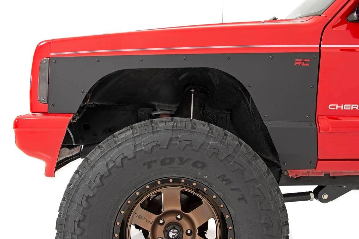 Rough Country F & R Upper and Lower Quarter Panel Armor 84-96 Cherokee XJ 10580 - Image 2