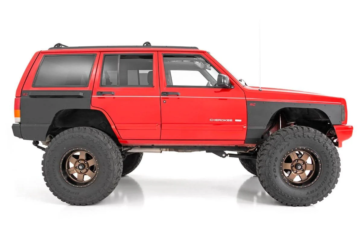 Rough Country F & R Upper and Lower Quarter Panel Armor 84-96 Cherokee XJ 10580 - Image 3