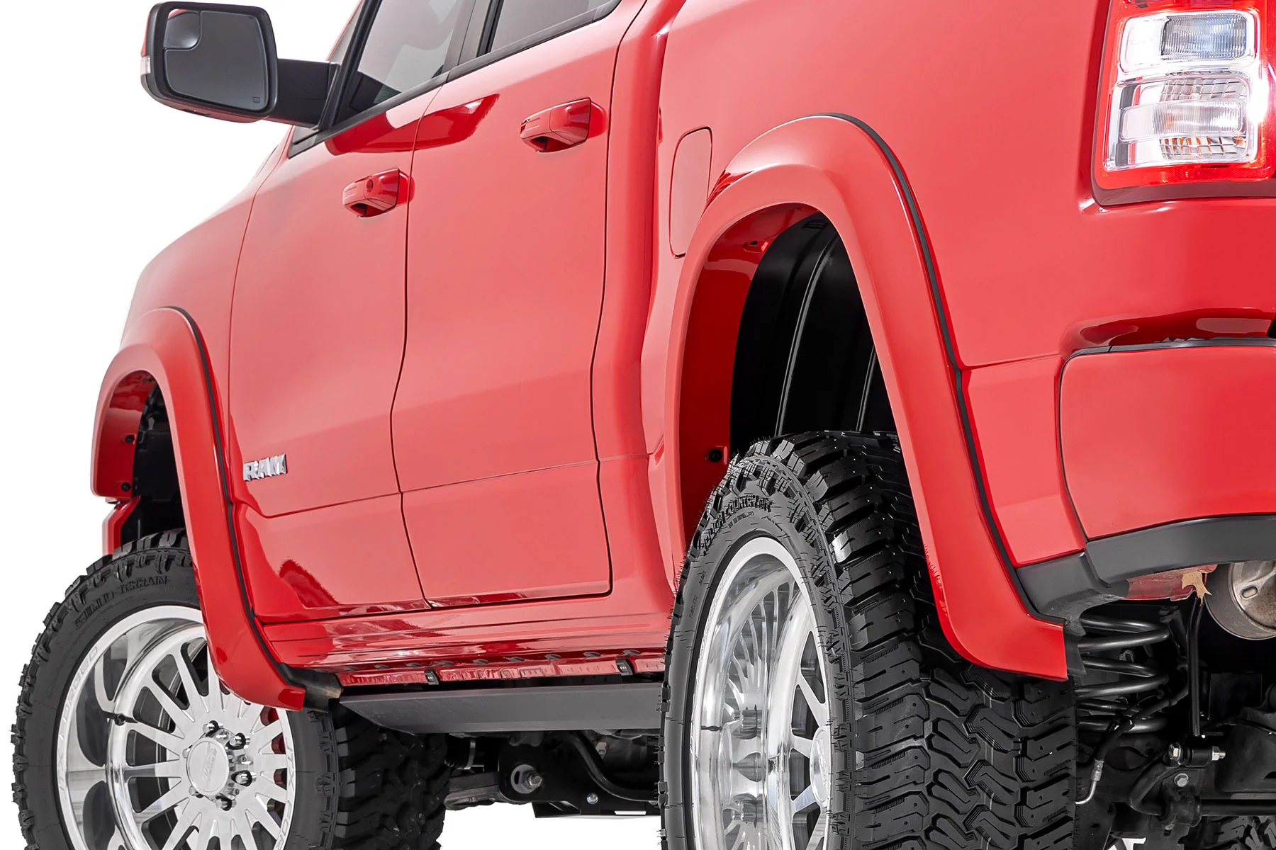 Rough Country Fender Flare Sport PFP Olive Green Ram 1500 19-24 S-D10914-PFP - Image 2