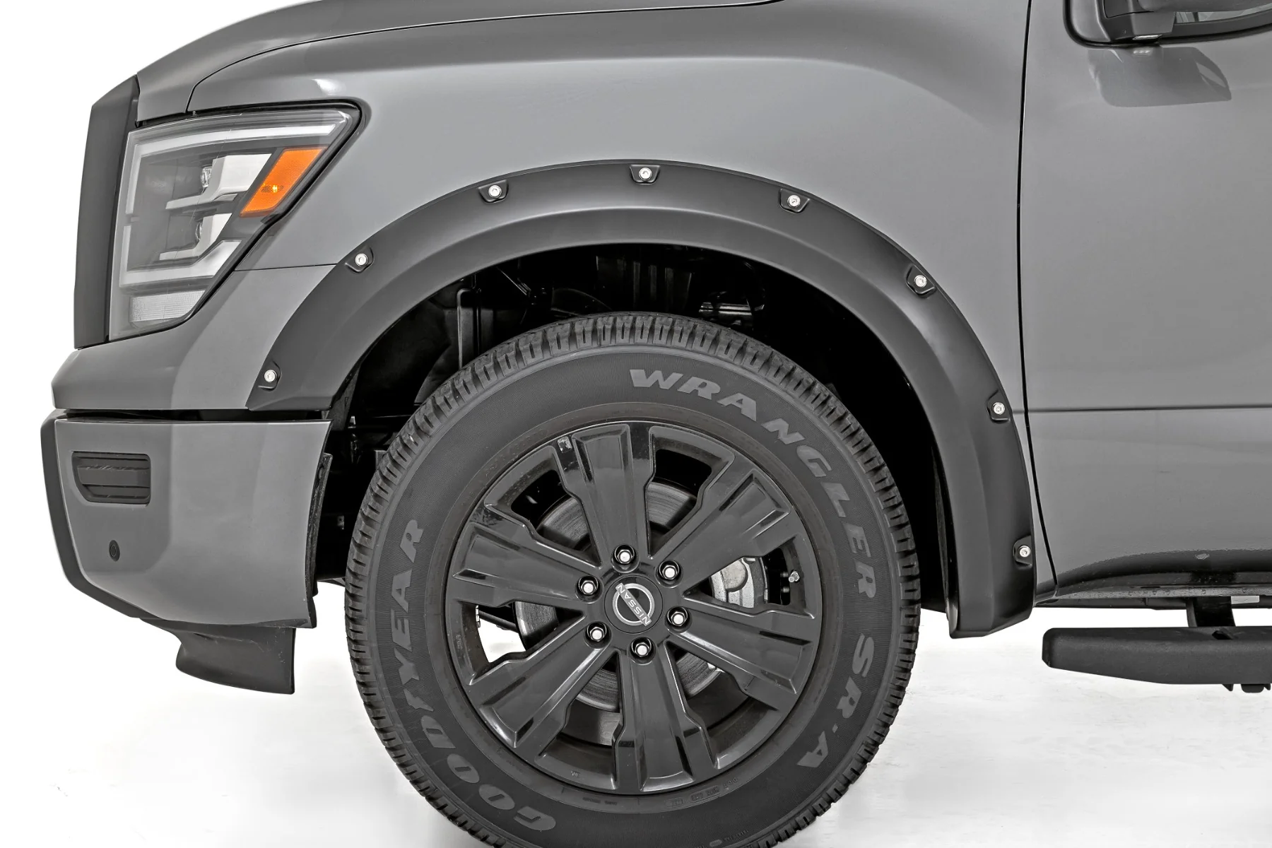 Rough Country Fender Flares Crew G41 Magnetic Black W/O Emblem for Titan 17-23 F-N101705A-G41 - Image 3