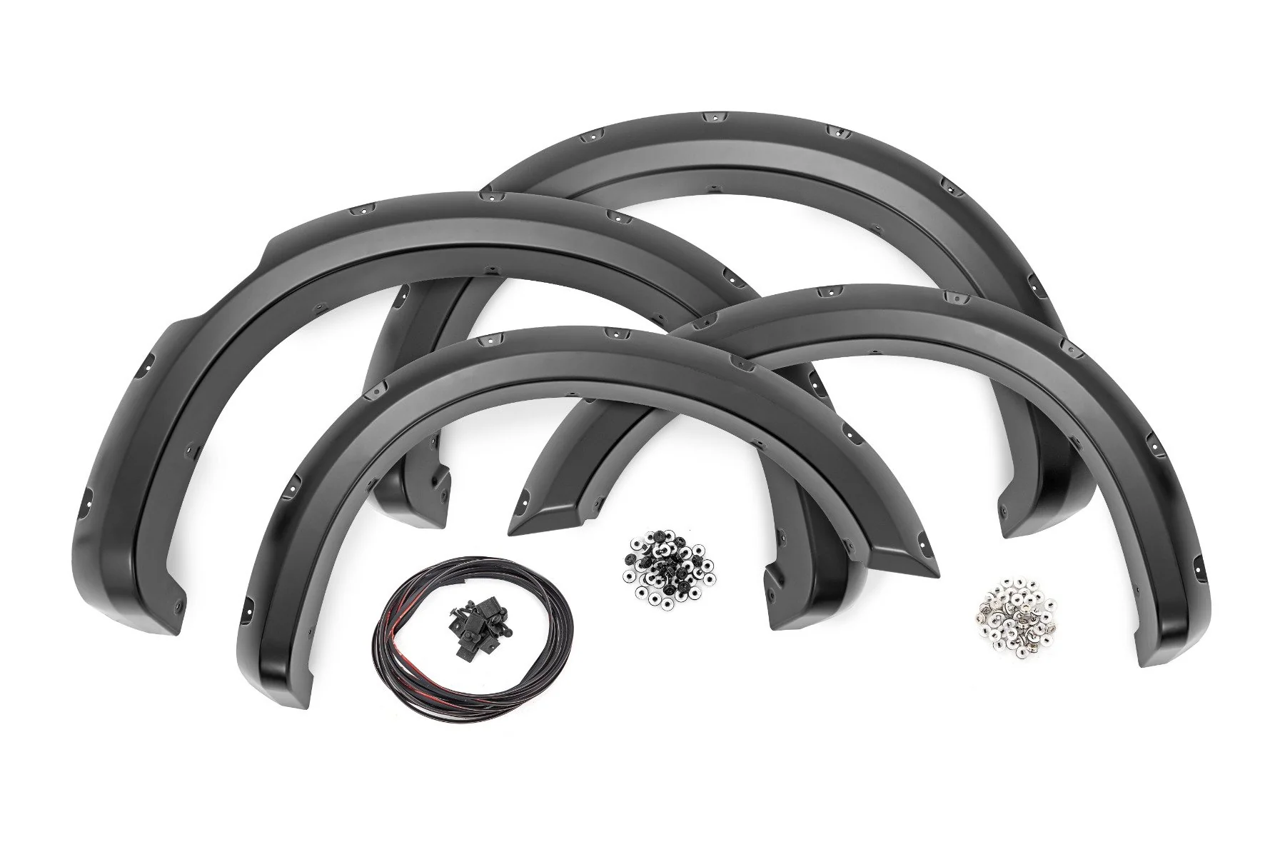 Rough Country Fender Flares Crew QAK Glacier White W/O Emblem for Titan 17-23 F-N101705A-QAK - Image 2