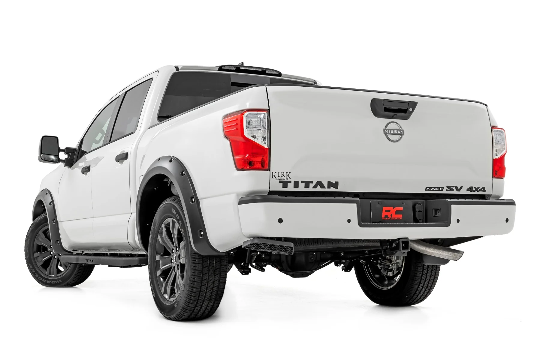 Rough Country Fender Flares Crew QAK Glacier White W/O Emblem for Titan 17-23 F-N101705A-QAK - Image 6
