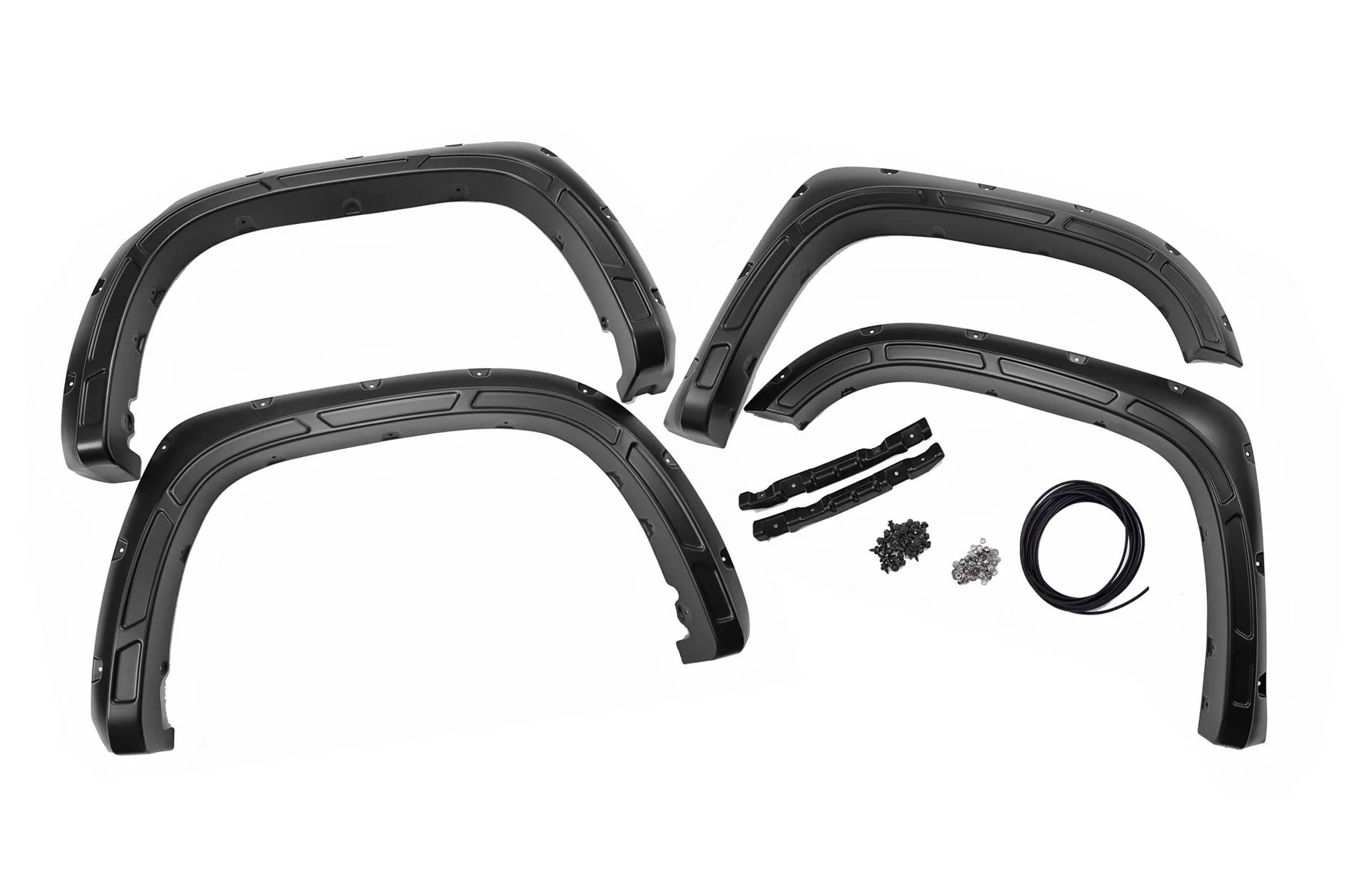 Rough Country Fender Flares | Defender | 040 Super White | for Toyota Tundra 2WD/4WD (14-21) A-T11411-O4O
