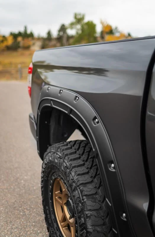 Rough Country Fender Flares | Defender | 089 Wind Chill Pearl | for Toyota Tundra (14-21) A-T11411-O89 - Image 6
