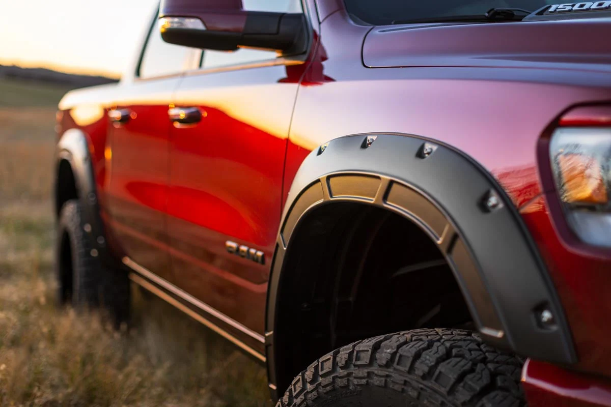 Rough Country Fender Flares Defender PAJ Quartz Gray Ram 1500 2019-2024 A-D10914-PAJ - Image 6