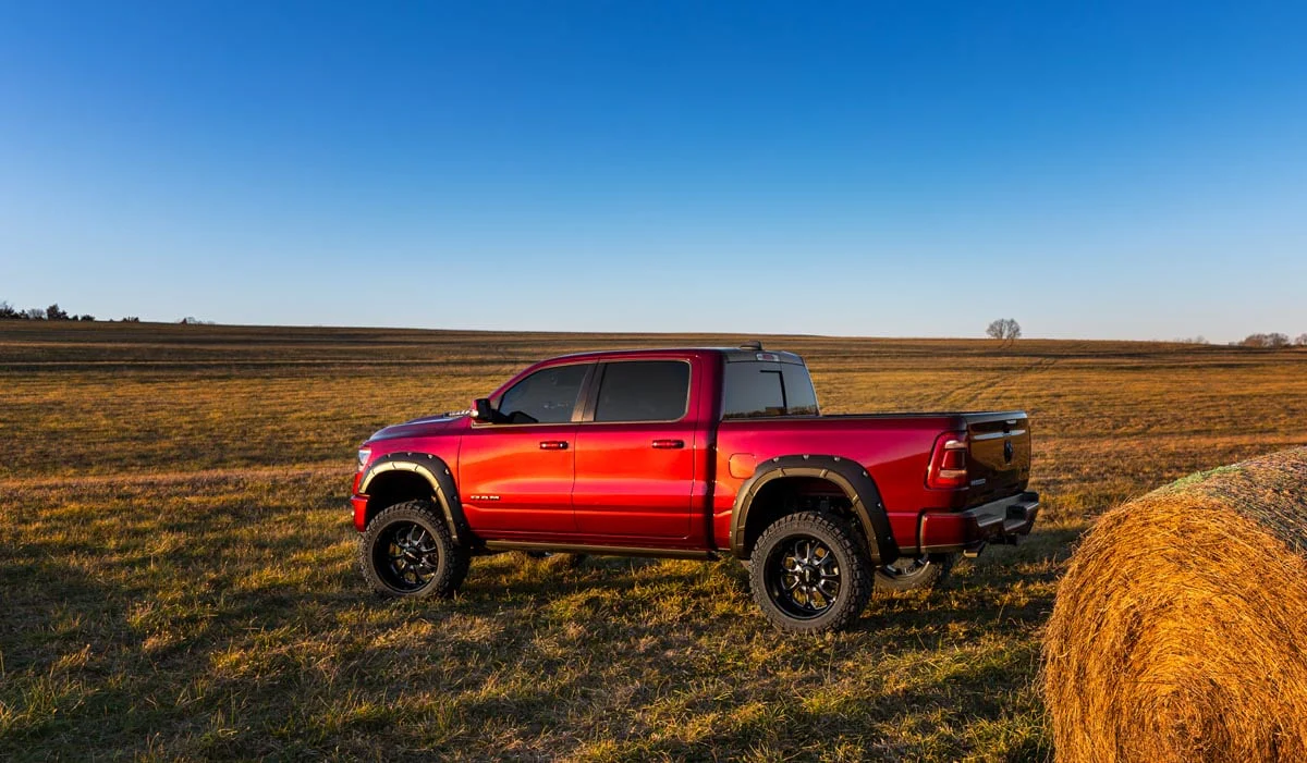 Rough Country Fender Flares Defender PFS Sandstone Ram 1500 2019-2024 A-D10914-PFS - Image 5