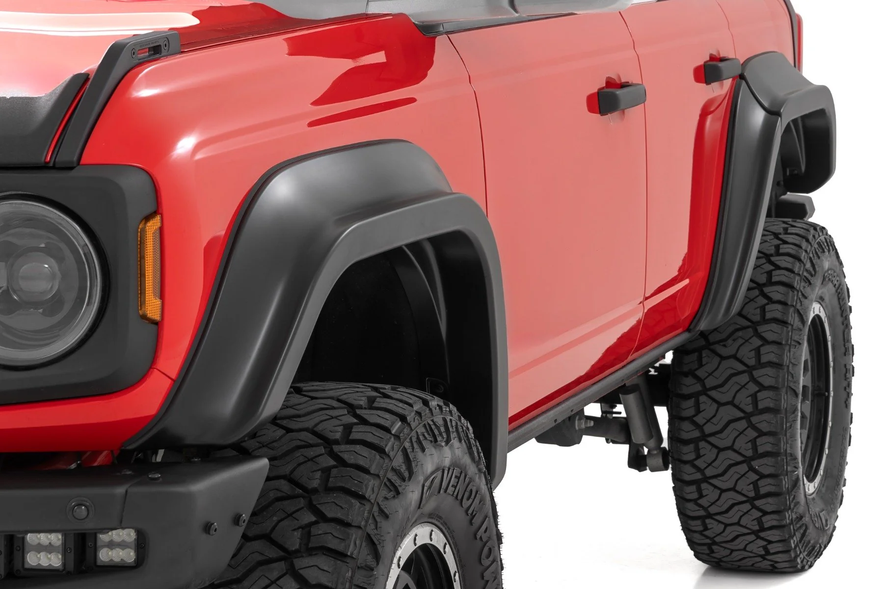 Rough Country Fender Flares | HX Antimatter Blue | Ford Bronco 4WD (2021-2025) O-F12124-HX - Image 2