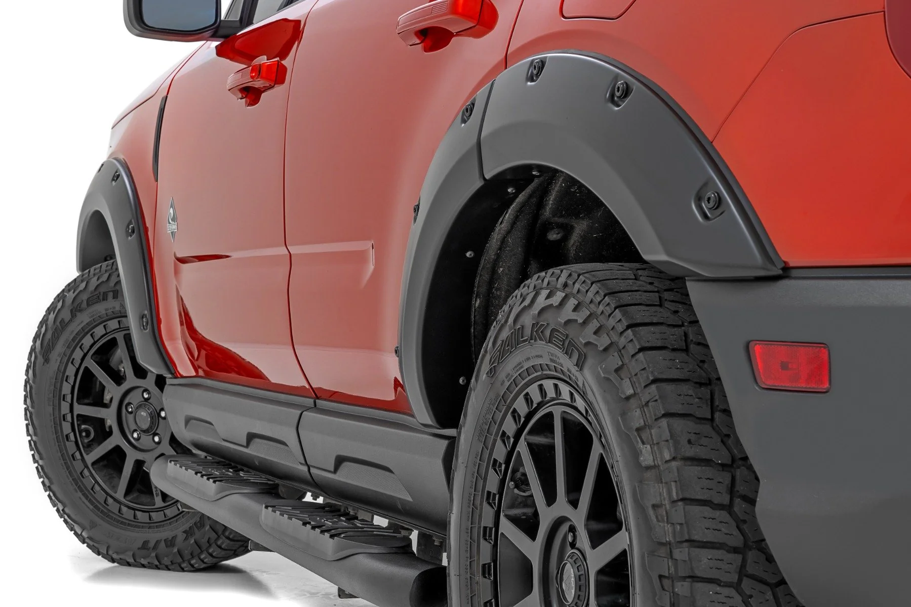 Rough Country Fender Flares JS Iconic Silver for Ford Bronco Sport 4wd 2021-2025 F-F11612A-JS - Image 2