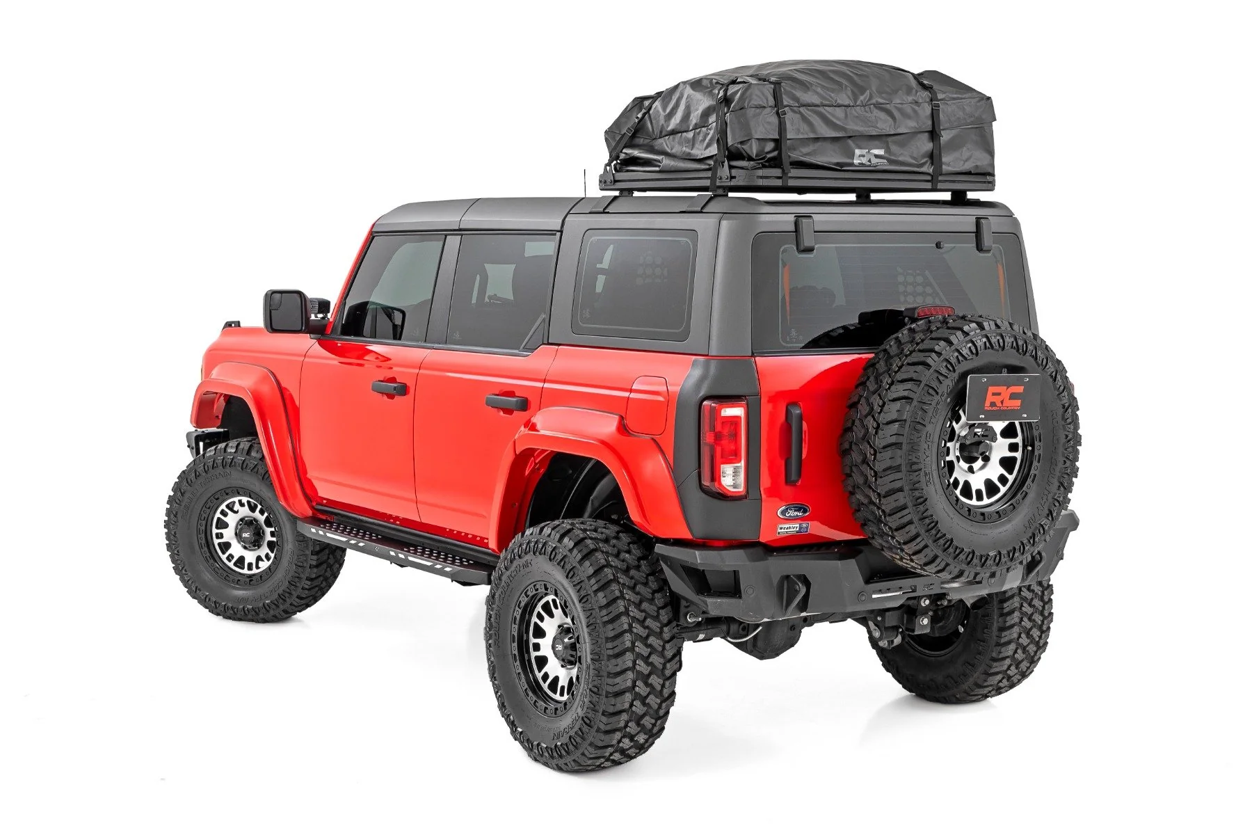 Rough Country Fender Flares | PQ Race Red | Ford Bronco 4WD (2021-2025) O-F12124-PQ - Image 3